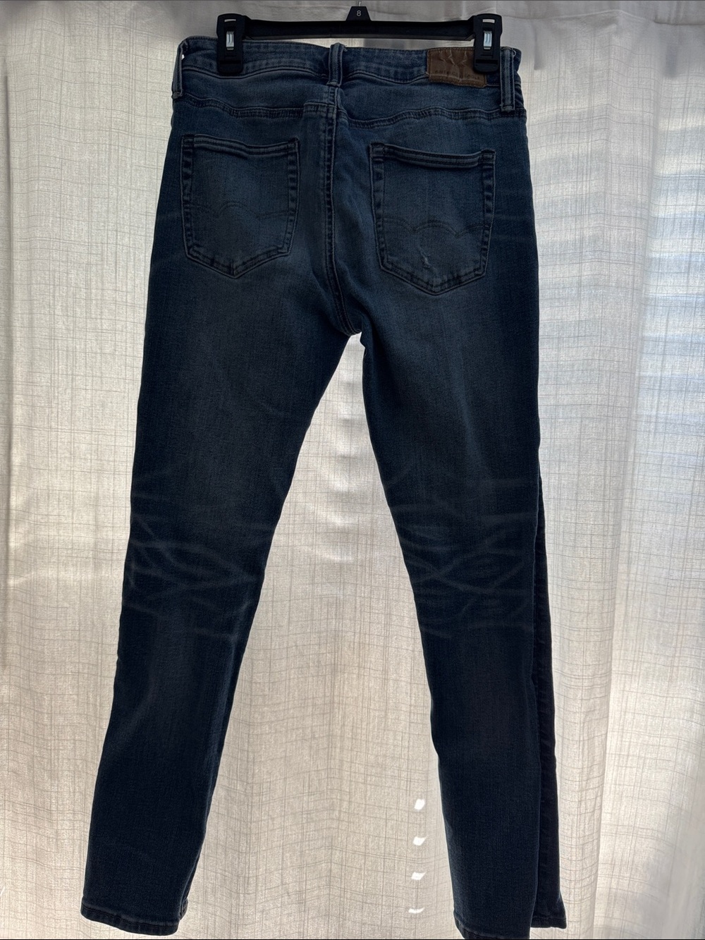 American Eagle Outfitters Men's Dark Indigo Skinny Jeans - Picture 2 of 4
